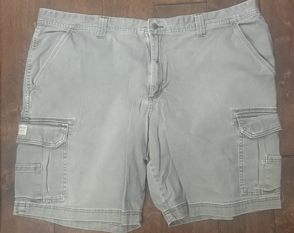 RedHead Cargo Shorts Mens Olive Green Gray Pockets Cotton Utility Size 44